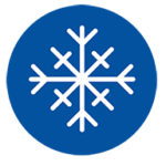 Snowflake Symbol for Universal Cement - Winter cement