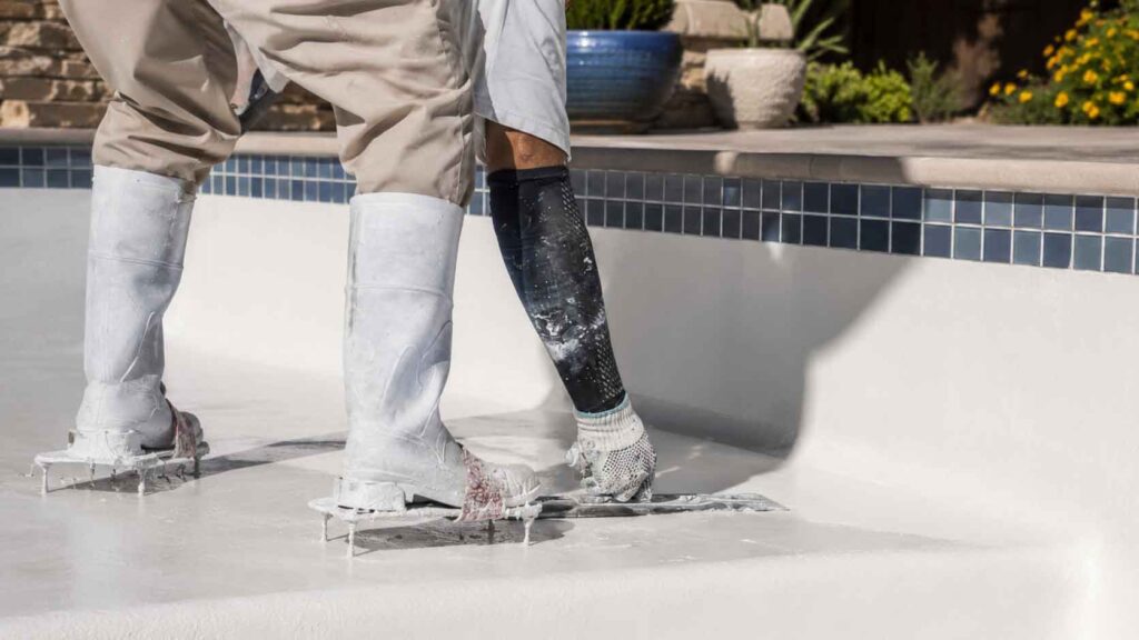 Common pool plastering mistakes include improper mix and finishing as well as bad surface preparation.