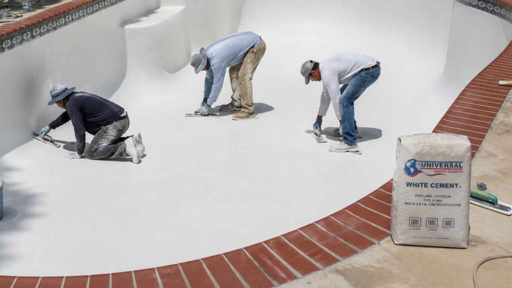 Extend Pool Plaster Life With Universal White Cement