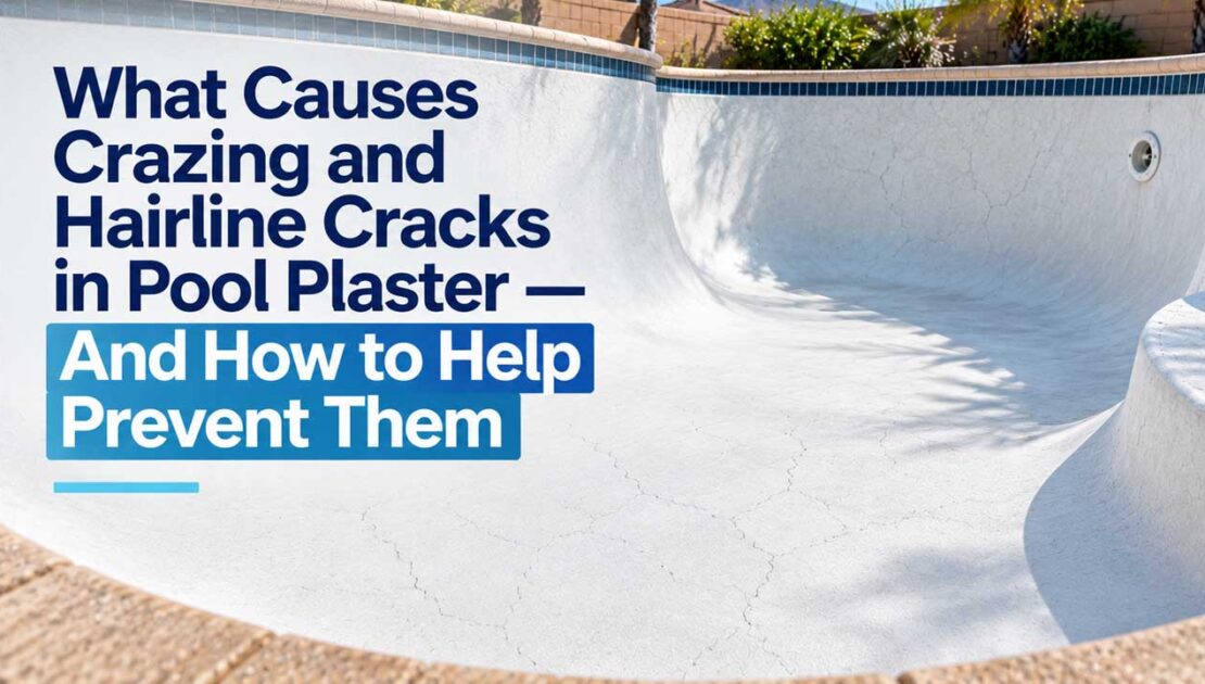 What Causes Crazing and Hairline Cracks in Pool Plaster — And How to Help Prevent Them