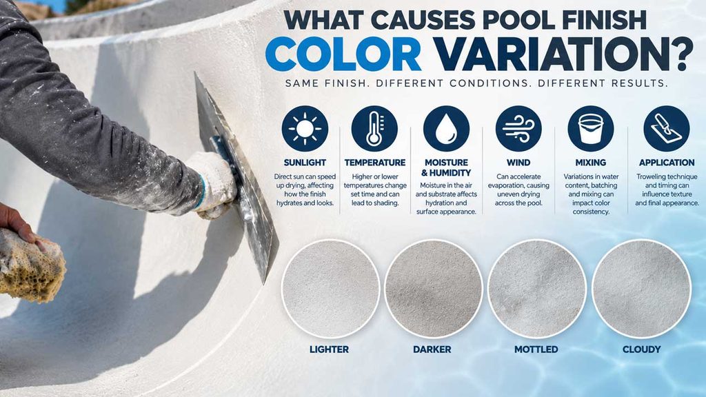 What Causes Pool Finish Color Variation?