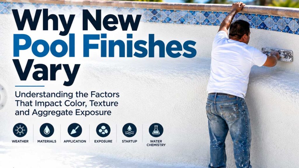 Why New Pool Finishes Vary: Understanding Color, Texture and Aggregate Exposure