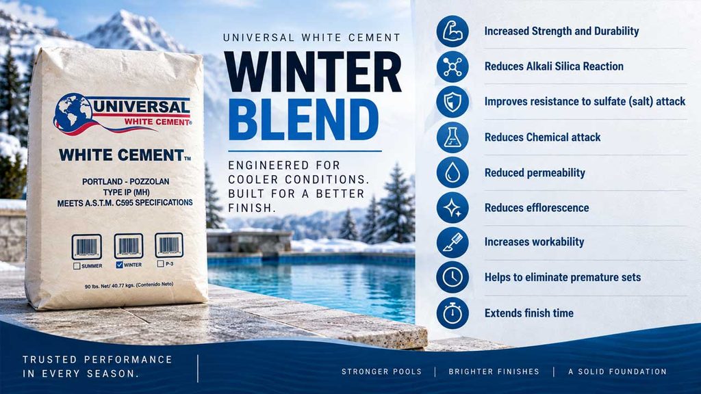 Universal White Cement Winter Blend